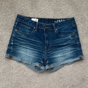 GAP Women's Classic Blue Denim Shorts